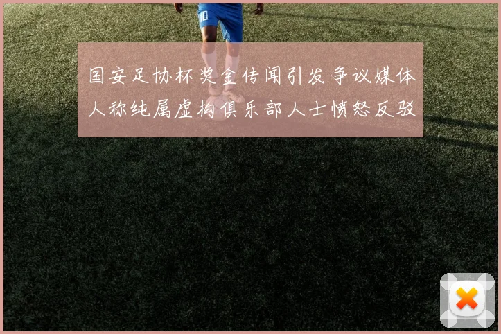 国安足协杯奖金传闻引发争议媒体人称纯属虚构俱乐部人士愤怒反驳